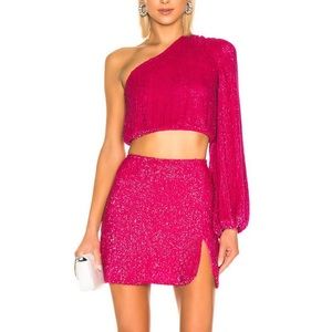 Retrofete Pink Sequin Set